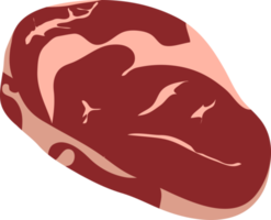 illustration de conception de clipart de viande fraîche png