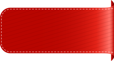 Red banner clipart design illustration png