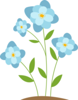 ilustração de design de clipart de flores png