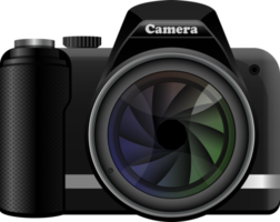 ilustração de design de clipart de câmera fotográfica dslr png