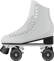 Ice and roller skates clipart design illustration png