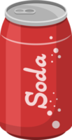 Soda can clipart design illustration png