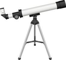 ilustração de design de clipart de telescópio png