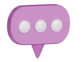 Dialog, Chat-Sprechblase. Sprechblase 3d, Chatbox, Nachrichtendialogballon png