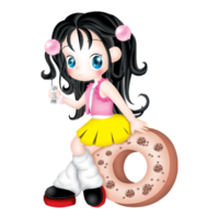 princesa linda rainha download grátis ilustração clipart kawaii anime fofo png