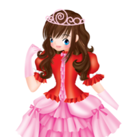 princesse belle reine téléchargement gratuit illustration clipart kawaii mignonne anime png