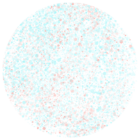 Circle with abstract dot pattern. png