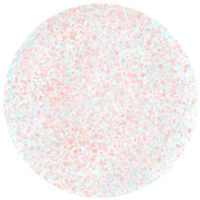 Circle with abstract dot pattern. png