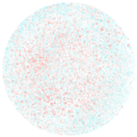 Circle with abstract dot pattern. png