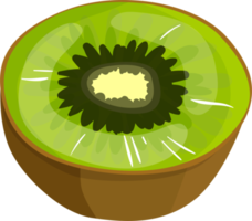 Half green kiwi. png