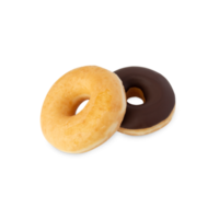 Ausschnitt aus glasierten Donuts, png-Datei png