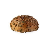 Multigrain bread cutout, Png file