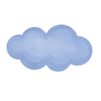 Cloud in cartoon style png