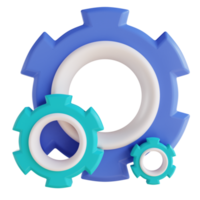 3D illustration  engineering and gear png