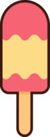 conjunto de sabrosos helados dulces, icono de helado png