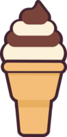 conjunto de sabrosos helados dulces, icono de helado png