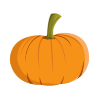 diseño de vector de calabaza de halloween sobre un fondo blanco. calabaza con diseño de forma aislada. ilustración de vector de elemento de fiesta de calabaza madura de halloween. vector de calabaza para los próximos eventos de halloween. png