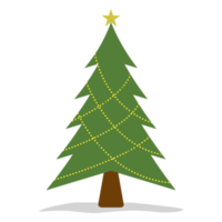 projeto de vetor de presente de natal em um fundo branco. design de caixa de presente redonda com papel de embrulho de cor vermelha com faixa branca e verde e fita de cor dourada. design de presente para aniversários ou eventos de natal. png