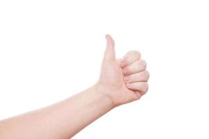 thumbs up gesture photo