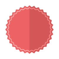 badge frame icon in flat style png