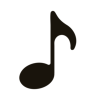 nota musical icono plano png