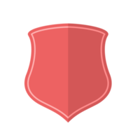 icono de marco de insignia en estilo plano png