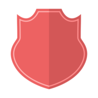 icono de marco de insignia en estilo plano png