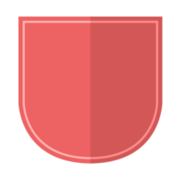 badgekaderpictogram in vlakke stijl png