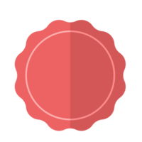 badge frame icon in flat style png