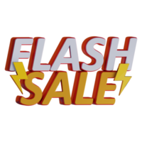 3d flash big sale text effect