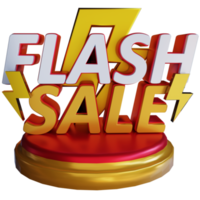3d flash big sale text effect