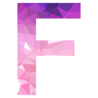 lettre f polygone png