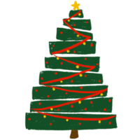 árvore de natal desenhada à mão png