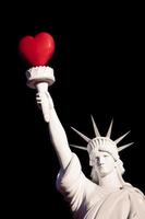 Love liberty. Concept of freedom, romantic feeling and togetherness photo