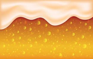 Beer Foam Background Template vector