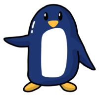 pingüino animales océano png