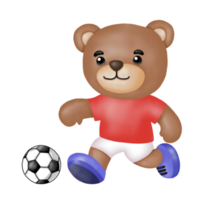 björn fotbollslag clipart. png