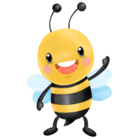 miel de abeja acuarela clipart png