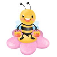 abeille aquarelle clipart png