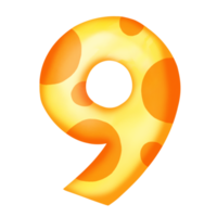 number clipart, Graphic png