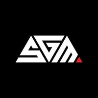SGM triangle letter logo design with triangle shape. SGM triangle logo design monogram. SGM triangle vector logo template with red color. SGM triangular logo Simple, Elegant, and Luxurious Logo. SGM