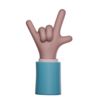 icona del gesto 3d della mano png