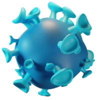 3D Icon Illustration, Healthcare, virus, For web, app, infographic