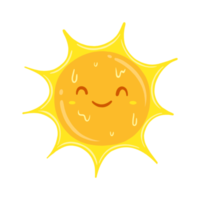 sorriso ilustração do sol