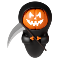 felice halloween elementi 3d png