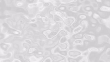 4k. abstrato branco - cinza colorido movimento gráfico fluido líquido poça de água fluxo gravitate pour. video