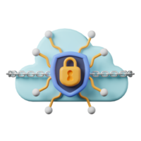 3D-Rendering-Sicherheitssystem für Cloud-Computing.