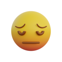 emoticon de rosto triste e cansado png