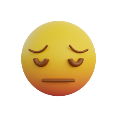 rosto emoji triste 1202841 PNG