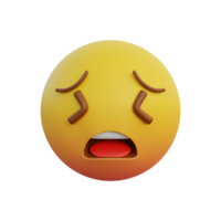 Emoticon expression very persevering face png